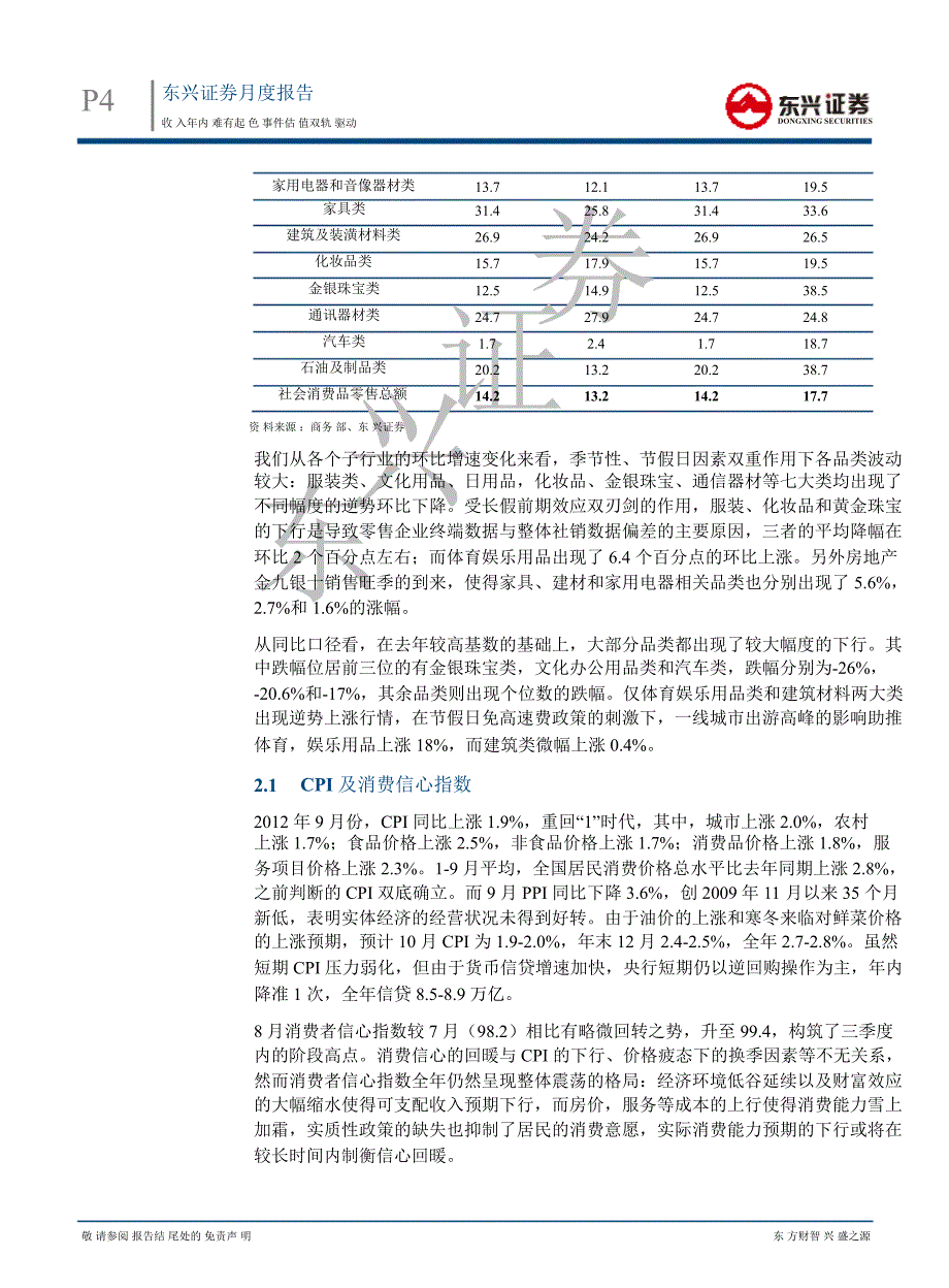 零售行业10月月度报告：收入年内难有起色事件估值双轨驱动1023_第4页