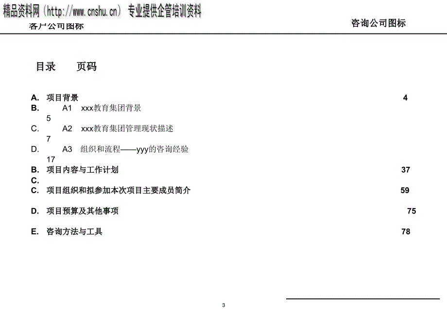 某咨询公司项目建议书cjnf_第3页