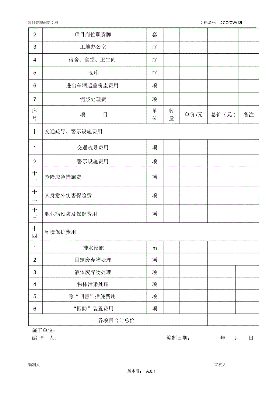 安全文明施工措施费台帐范_第3页