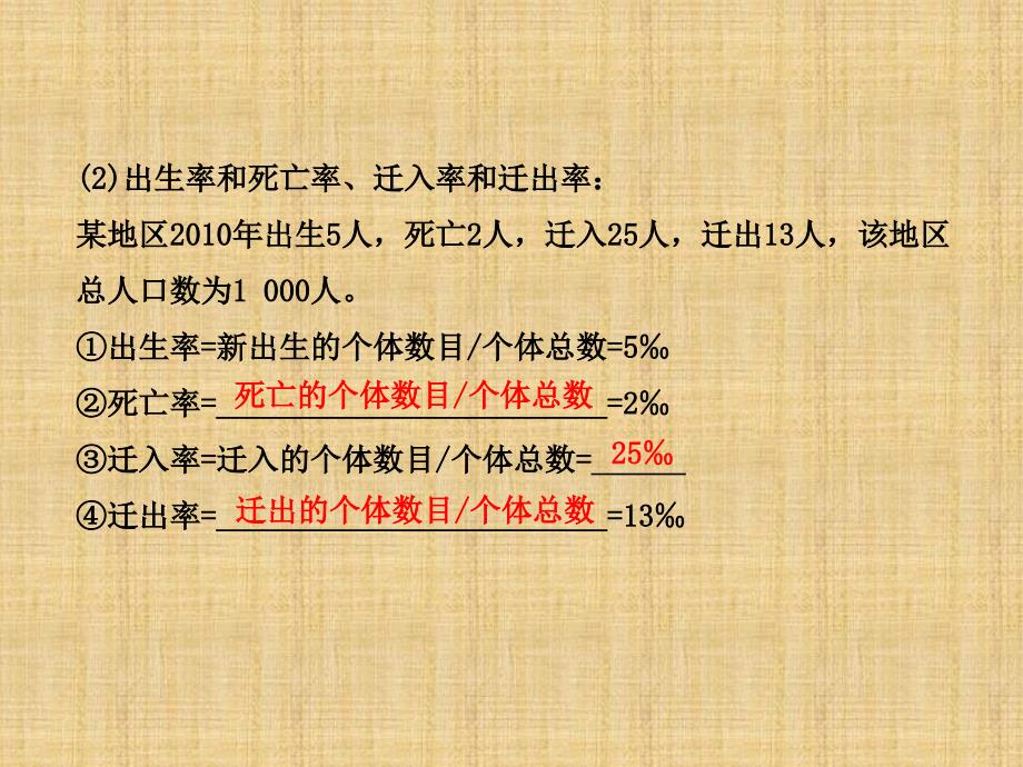 高三生物一轮复习课件：生物群落的基本单位种群苏教版必修3_第4页