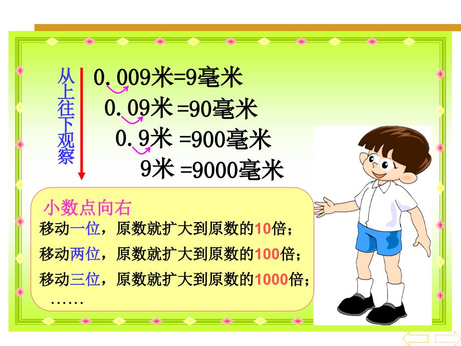 小数点移动PPT课件人教版新课标数学四年级下册教材第页_第4页