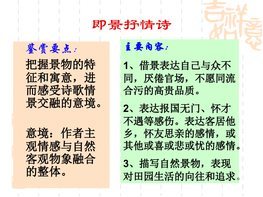 《即景抒情诗四首》课件_第3页