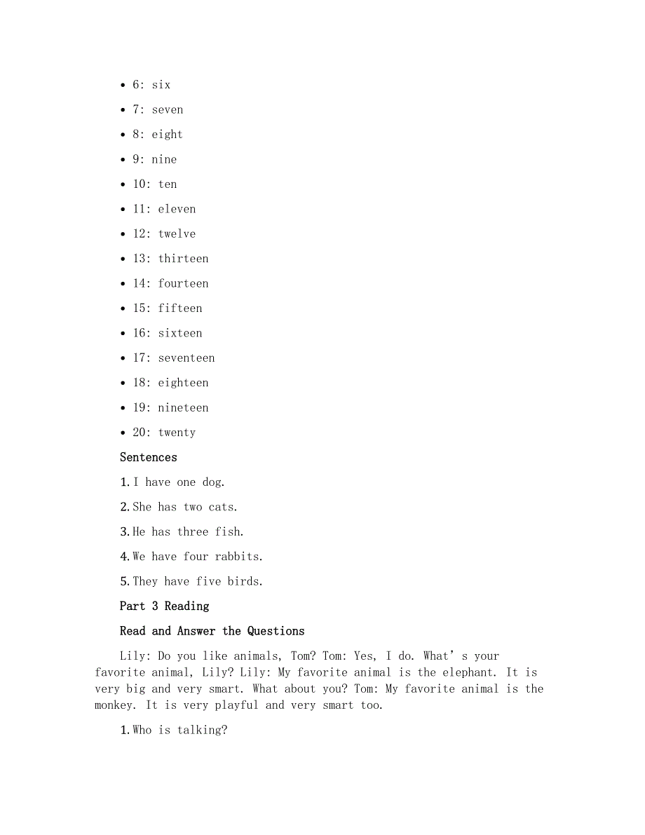 Unit4 We love animals（导学案）人教PEP版英语三年级上册_第2页