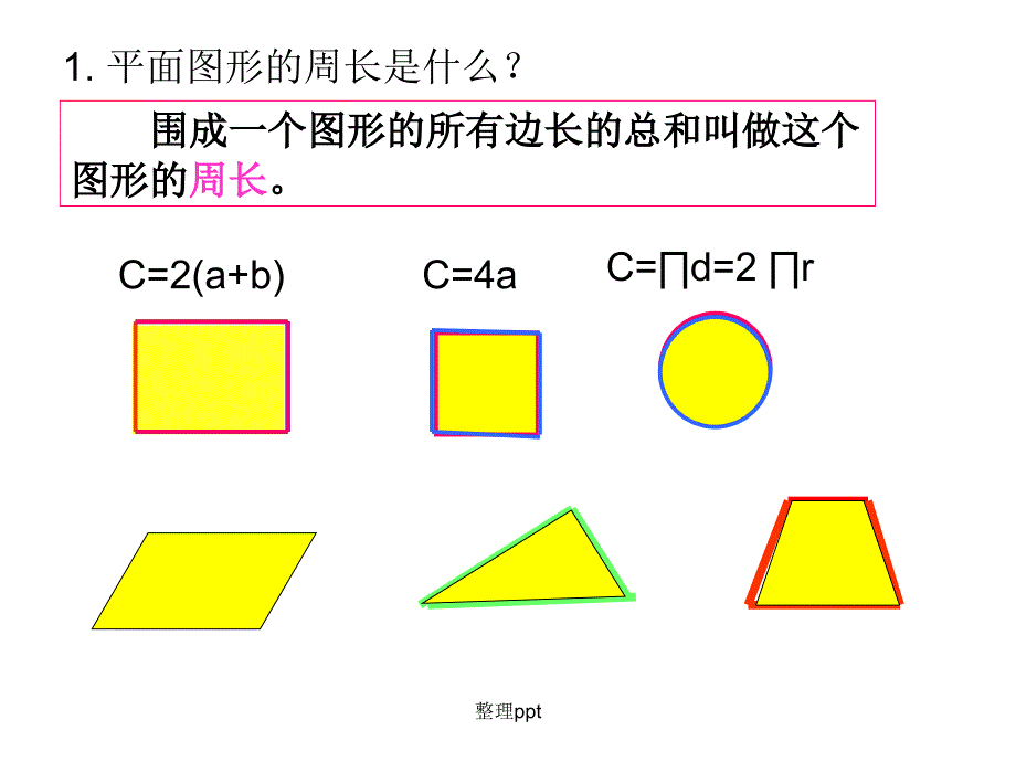 公开课总复习平面图形的周长和面积_第3页