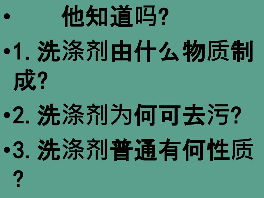 了解洗涤剂ppt课件_第2页