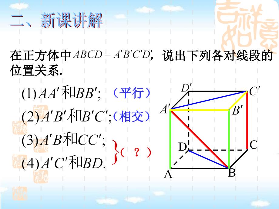 2[1]12(正式）空间中直线与直线之间的位置关系11_第3页