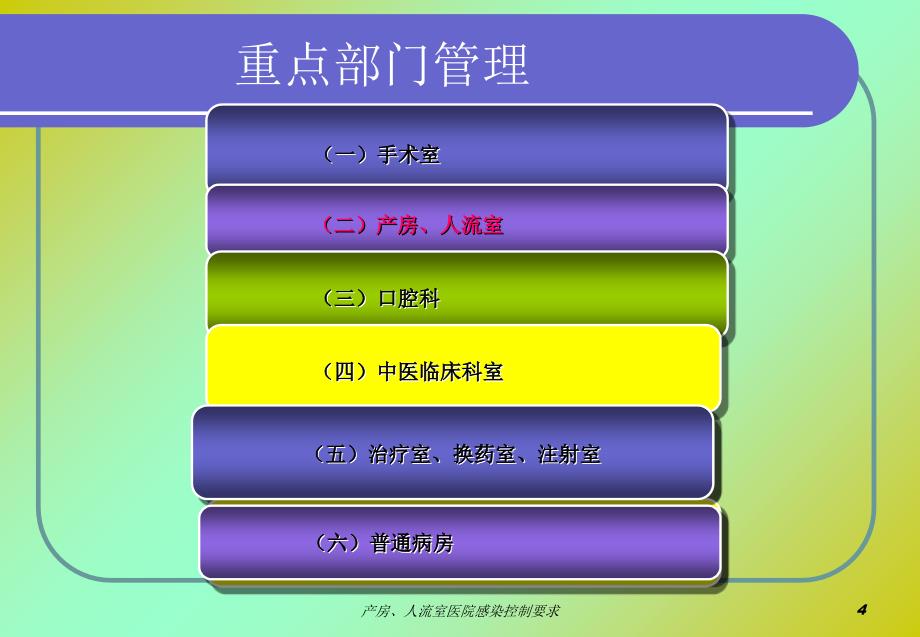 产房人流室医院感染控制要求课件_第4页