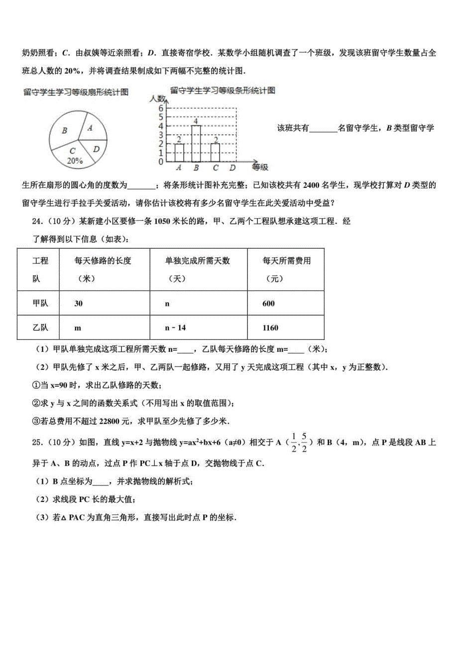 江苏省苏州市名校2022年中考数学对点突破模拟试卷含解析_第5页