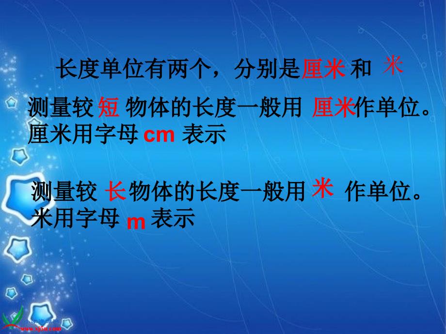 厘米、米的认识复习课1课件_第2页