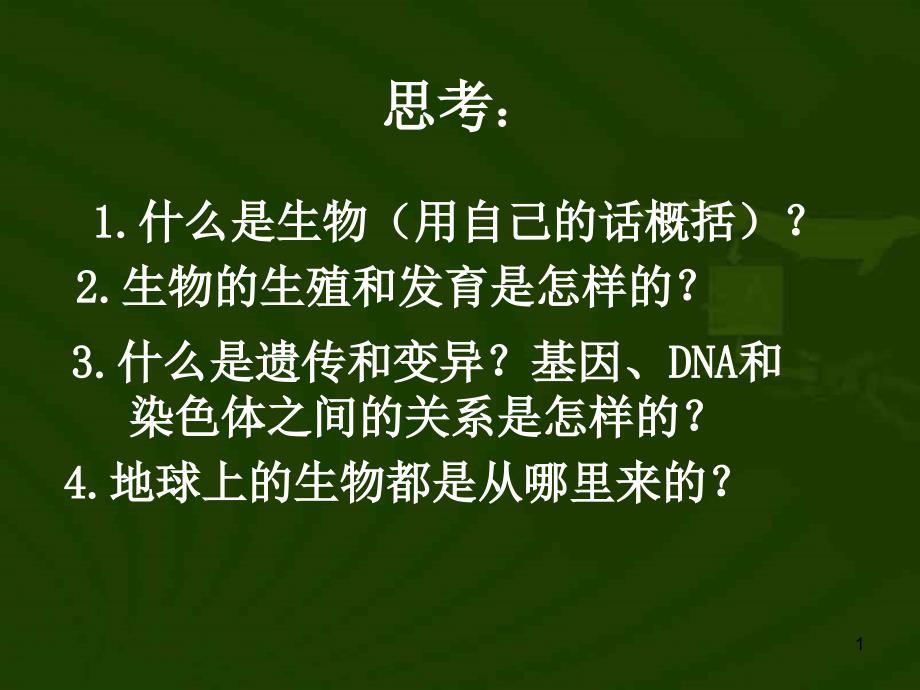 第一节生命的起源课件_第1页