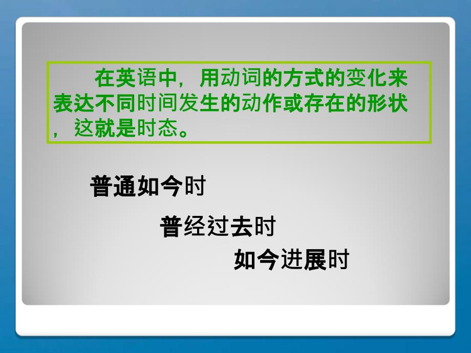 七年级英语三大时态对比ppt课件_第2页