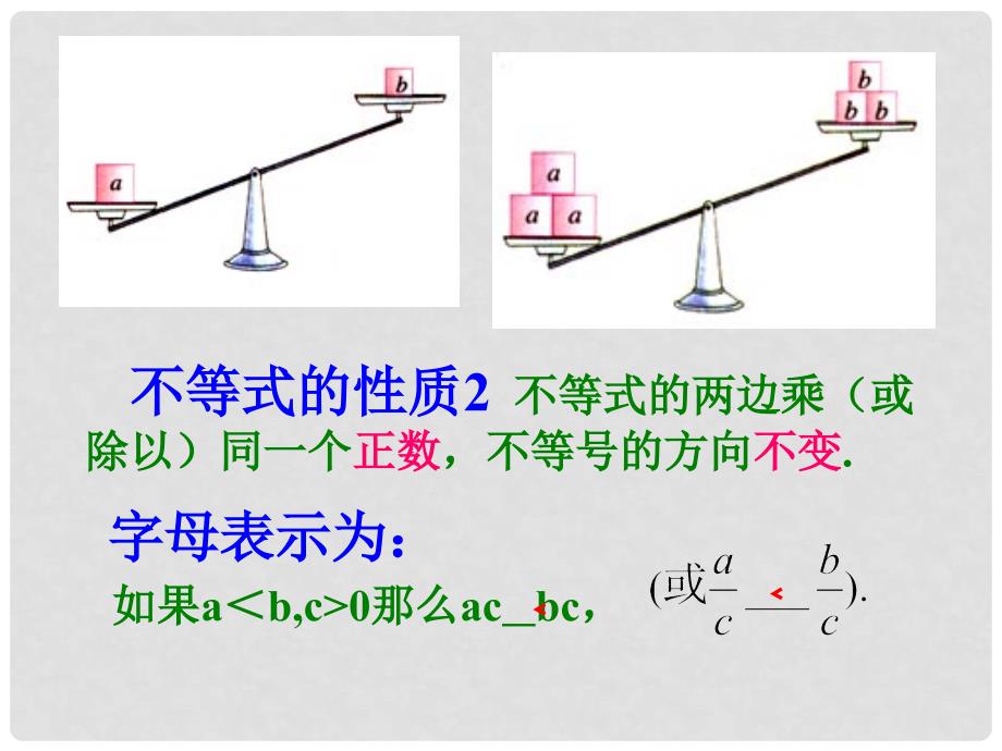 江西省上饶市广丰区七年级数学下册 9.1 不等式 不等式的性质课件1 （新版）新人教版_第4页