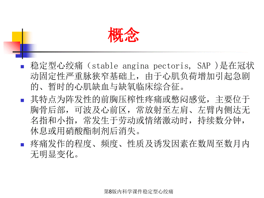 第8版内科学课件稳定型心绞痛经典实用_第3页