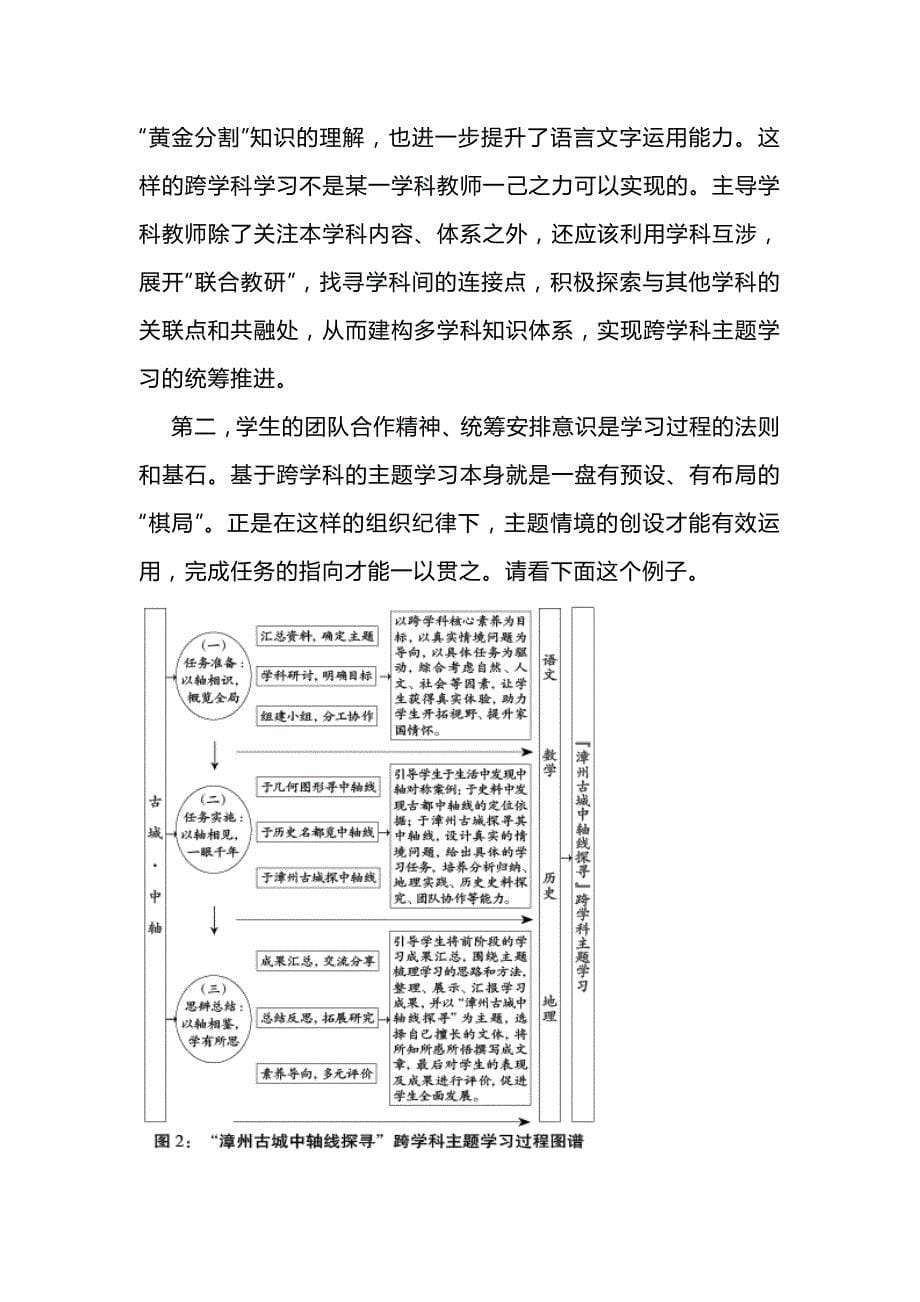 语文新课标背景下：初中语文跨学科学习任务群的设计策略_第5页