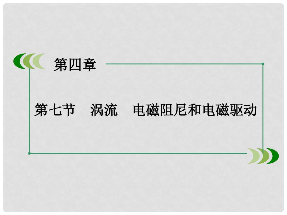 高中物理 第4章 电磁感应 7 涡流 电磁阻尼和电磁驱动课件 新人教版选修32_第3页