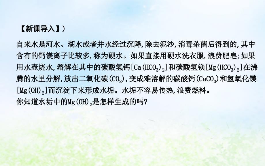 2022-2023学年高中化学 第三章 水溶液中的离子平衡 第四节 难溶电解质的溶解平衡优质课件 新人教版选修4_第2页