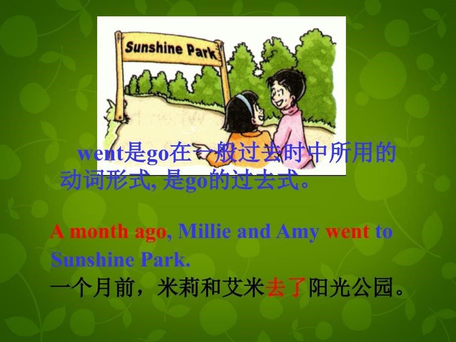 八年级英语下册 Unit 5 Good manners grammar Simple past tense课件_第5页