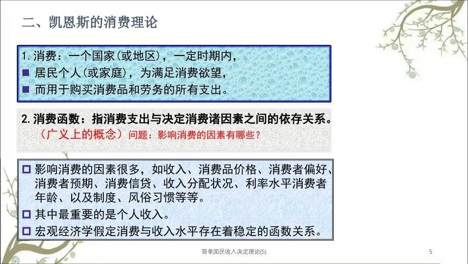 简单国民收入决定理论5课件_第5页