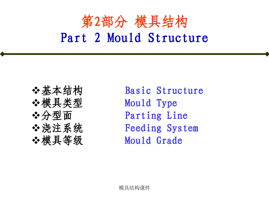 模具结构课件_第1页