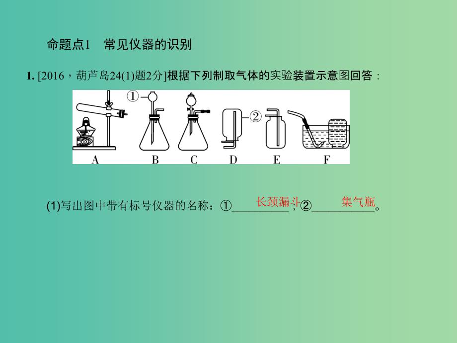 中考化学总复习 第1篇 考点聚焦 第2讲 走进化学实验室课件.ppt_第3页