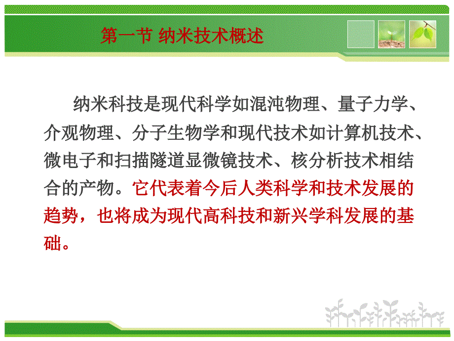 纳米技术在纺织品中的应用ppt幻灯片课件_第2页