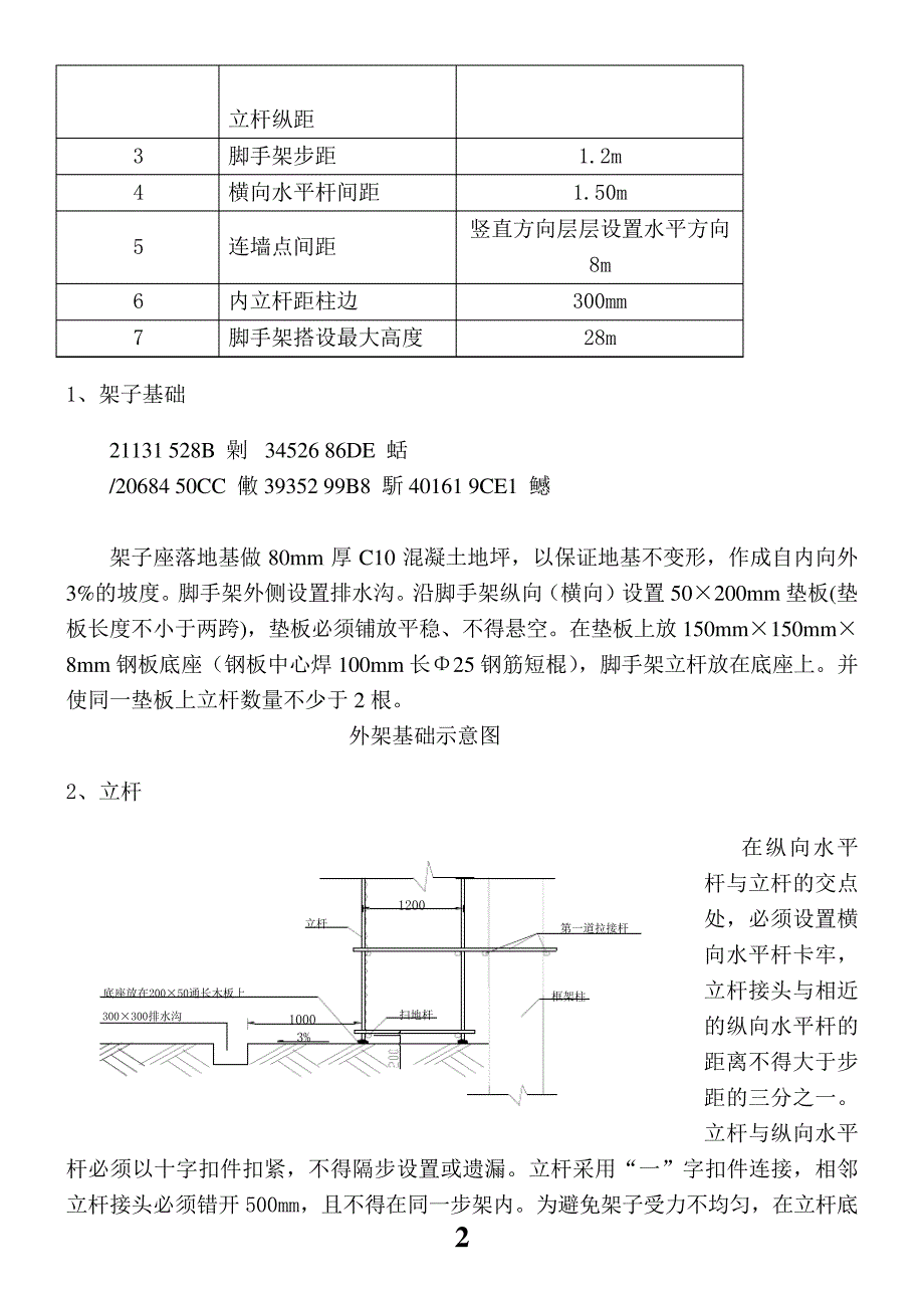 专项脚手架施工方案8389_第2页