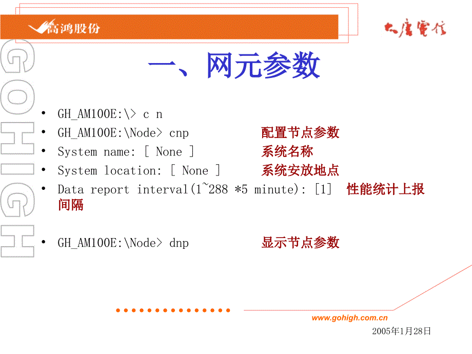 大唐高鸿湖北AM100E开局配置_第4页