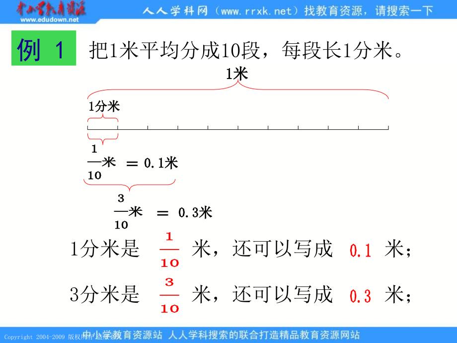 人教课标版三年下小数的步认识课件3_第4页