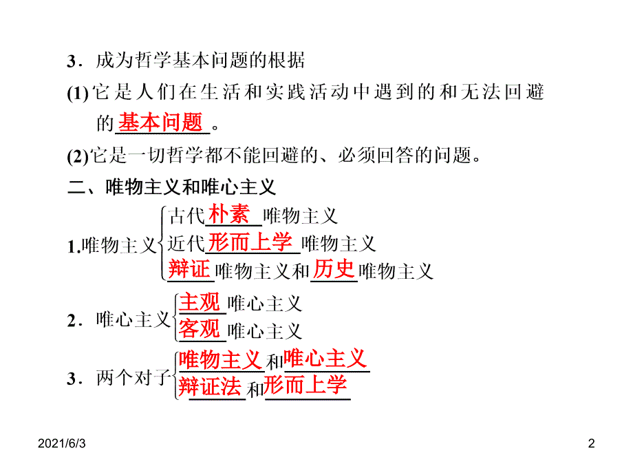 高考政治一轮复习生活与哲学第2课百舸争流的思想含马克思哲学_第2页