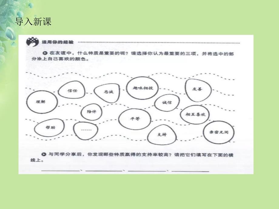 hccAAA七年级道德与法治上册 第二单元 友谊的天空 第四课 友谊与成长同行 第2框 深深浅浅话友谊优质课件 新人教版_第1页