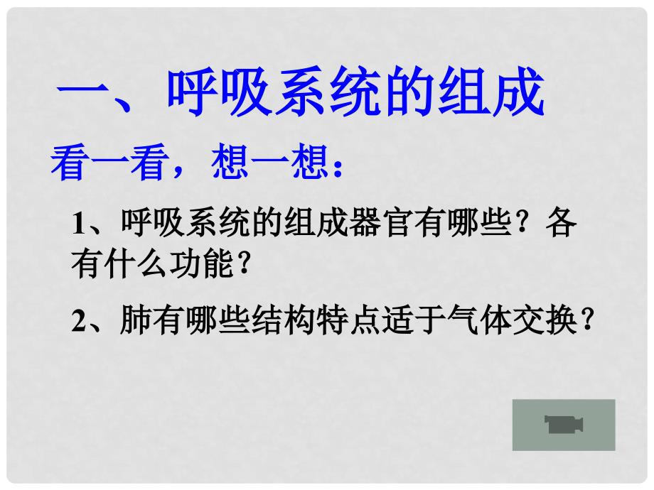 甘肃省会宁县八年级生物《人体与外界的气体交换》课件 新人教版_第2页