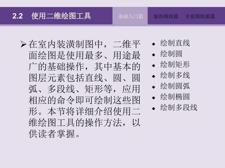 AutoCAD 2014室内装潢设计全套图纸绘制大全第2章 室内设计软件入门_第5页