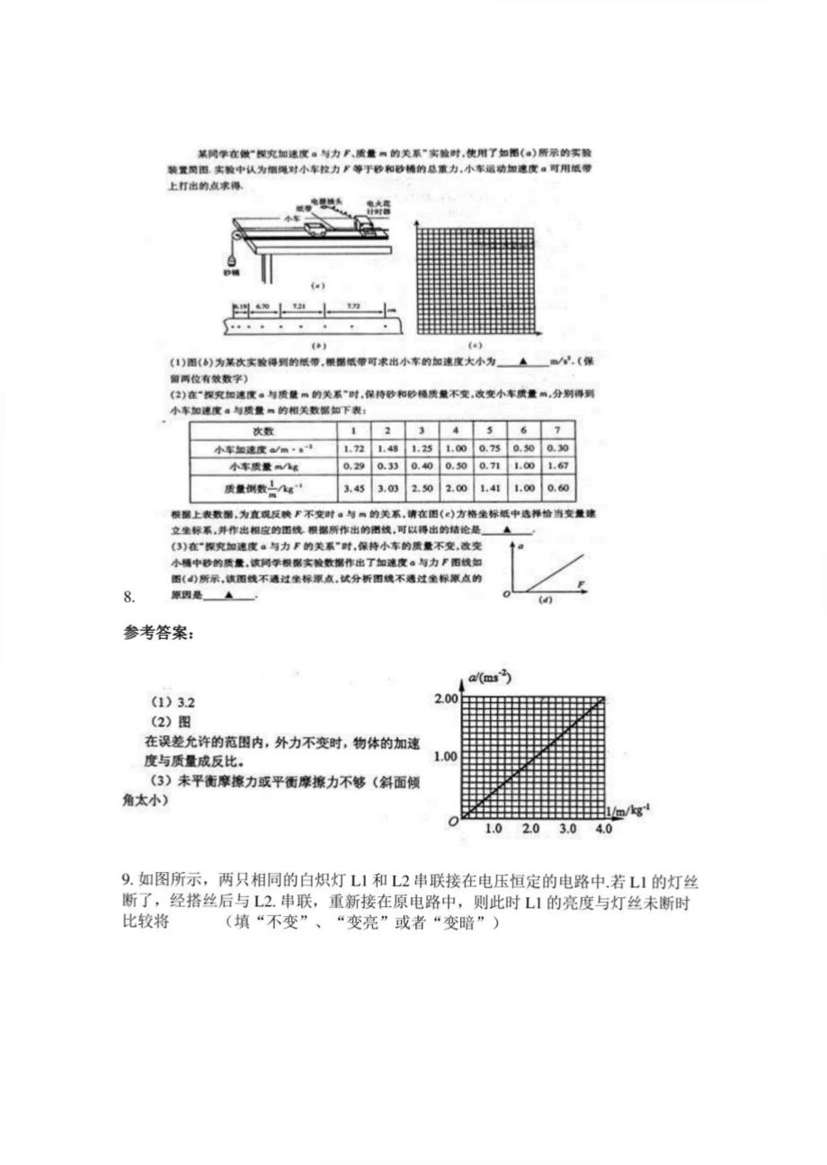 江西省吉安市第七中学2022年高二物理联考试卷含解析_第4页