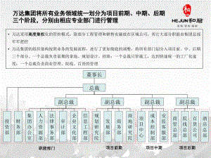 万达集团组织结构图