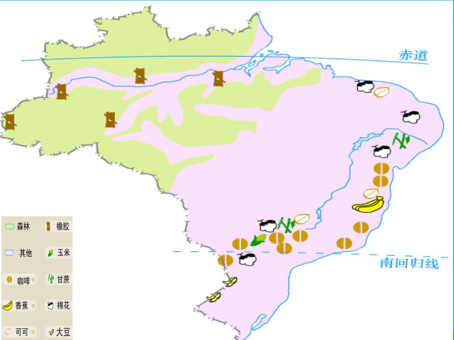 hgl七年级地理下册 8.5 巴西课件 （新版）商务星球版_第4页