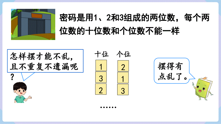 人教二年级数学上册8-1 简单的排列 课件_第4页