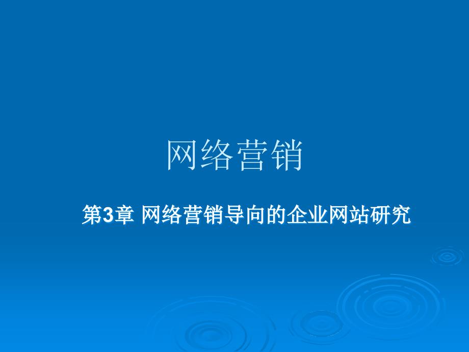 第3章网络营销导向的企业网站研究3_第1页