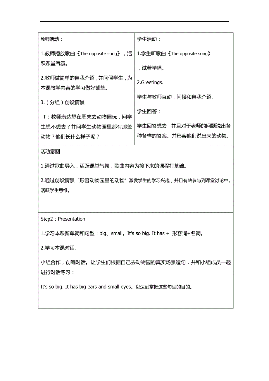 人教案四年级上册英语第六单元教案（全）_第3页