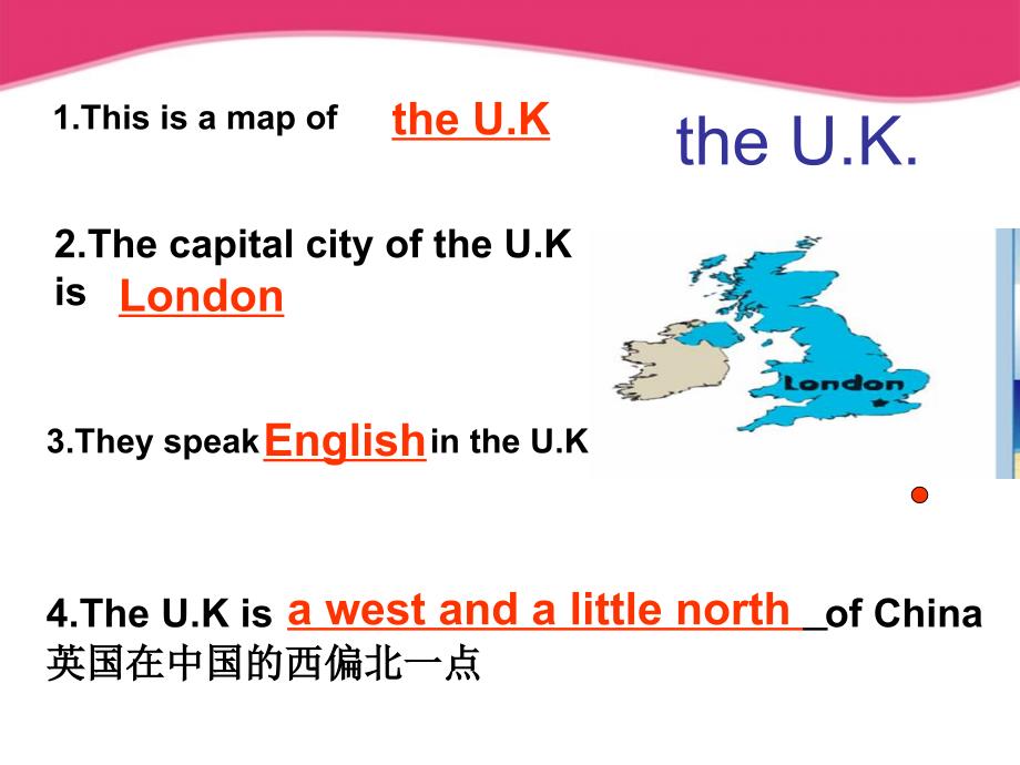 英语：Unit2Lesson13【TheUK】（冀教版五年级上）_第3页