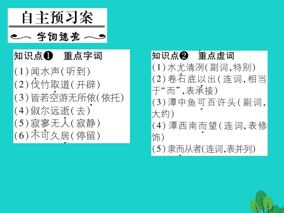 lwv2023年秋八年级语文上册 第四单元 16《小石潭记》课件 （新版）苏教版_第2页