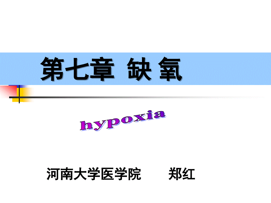 病理生理学(缺氧).ppt_第1页