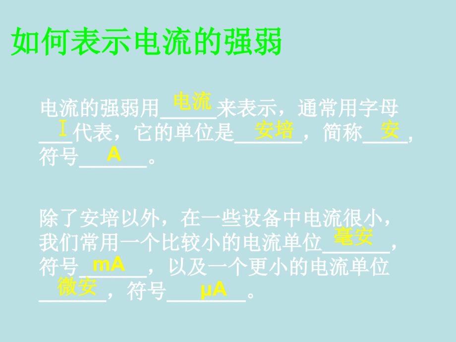 四、电流的强弱课件3_第3页