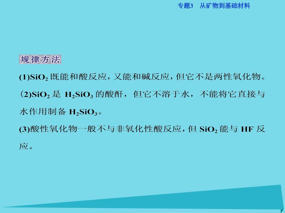 优化方案2023高中化学 专题3 从矿物到基础材料 第三单元 含硅矿物与信息材料课件 苏教版必修1_第2页