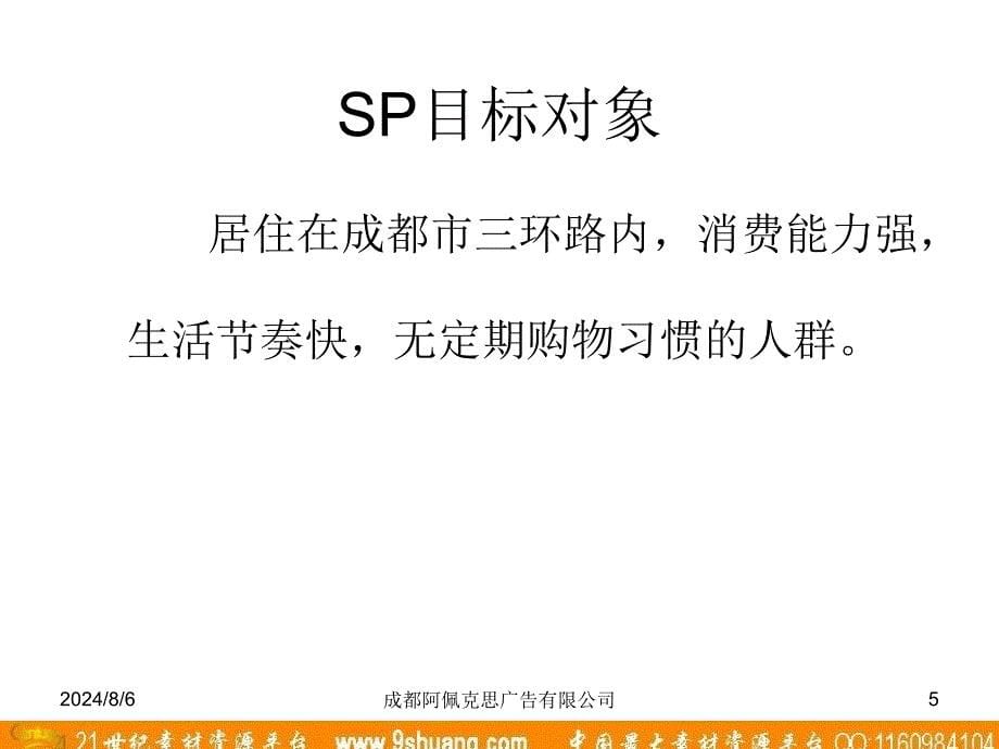 阿佩克思APEX梅林正广和（成都）促销建议_第5页