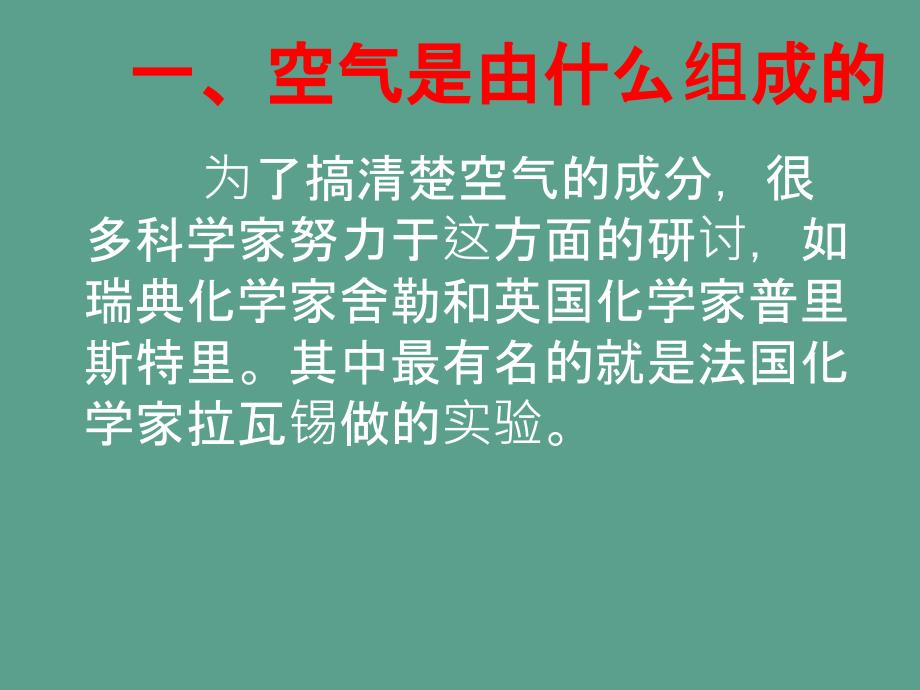 人教版九年级化学上册第二单元我们周围的空气课题1空气ppt课件_第3页