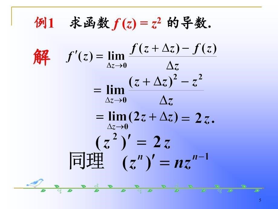 解析函数的概念与柯西黎曼方程.PPT_第5页