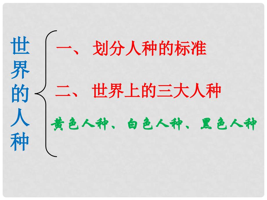 山东省肥城市汶阳镇初级中学七年级地理上册 世界的人种课件 新人教版_第3页