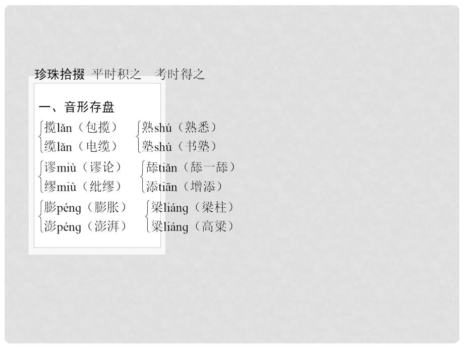 山西省中考语文 第三十七天抢分宝课件_第2页