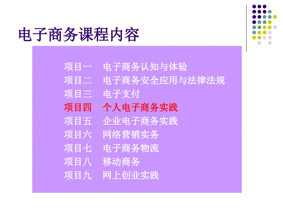 项目4个人电子商务实践_第3页