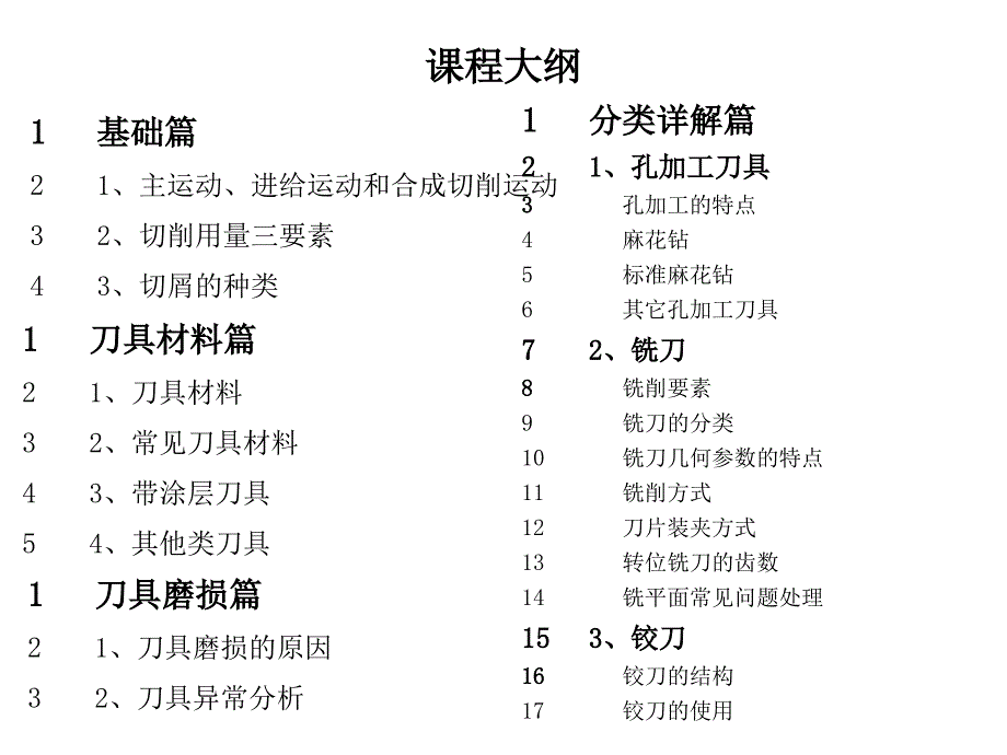 【星级员工】刀具与切削基础知识-学员手册_第3页